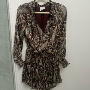 Sky to Moon Bandana Print Paisley Dress